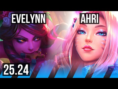 EVELYNN vs AHRI (MID) | EUW Master | 25.24
