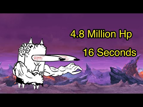 Killing Manic Eraser Cat In 16 Seconds (Battle cats)