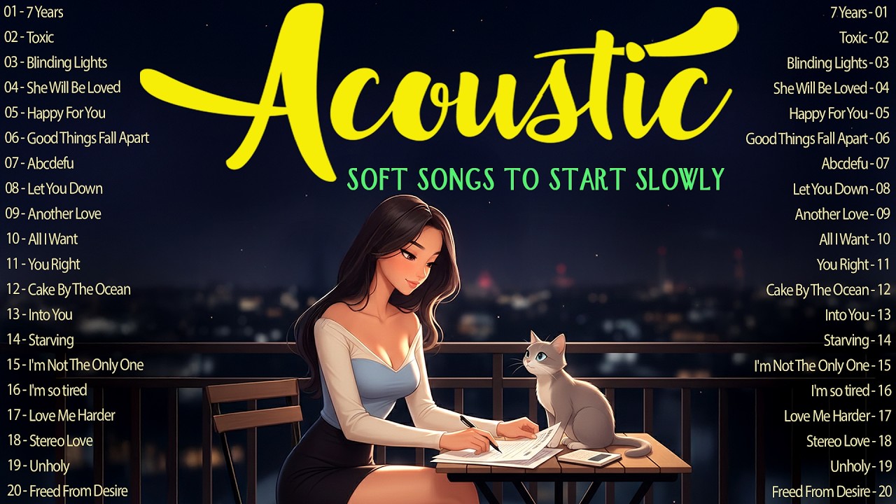 Soft Acoustic Songs with Lyrics 2026 Mix ☀️ Fresh Music 2026 New Songs to Start Slowly