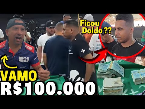BAIANINHO DEU PARTIDO PRO MAYCON NO PAR OU IMPAR, VALENDO 100 MIL 😱