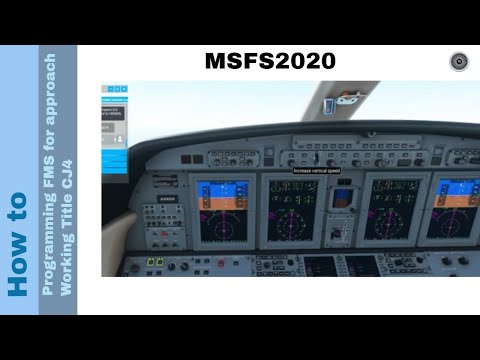 Flight Simulator 2020 - How to - Programming FMS for approach Working Title CJ4