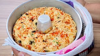 BOLO DE ARROZ COZIDO - RECEITA RÁPIDA E FÁCIL