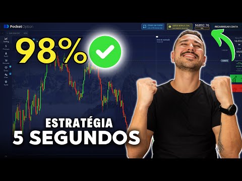 💰 5 SECONDS Strategy in Pocket Option | Profit of BRL 1,918.68 with 98%✅ in Binary Options