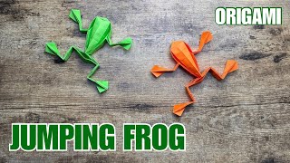Origami Jumping Frog Pro Level Tutorial | DIY Origami Jumping Frog Step By Step Easy Origami World