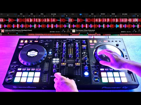 PRO DJ DOES EDM MIX ON $800 DJ GEAR - Fast and Creative DJ Mixing