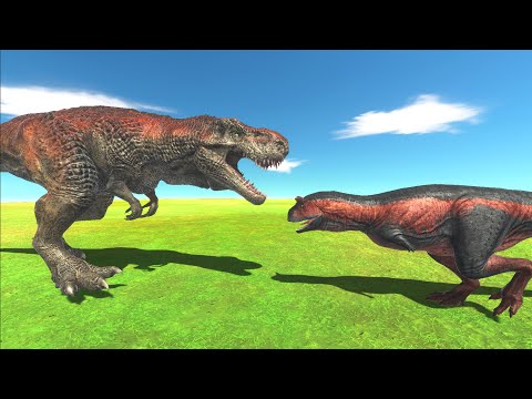 T-Rex vs all Dinosaurs - Animal Revolt Battle Simulator