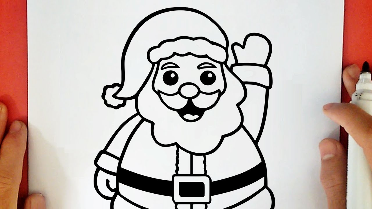 COME DISEGNARE BABBO NATALE