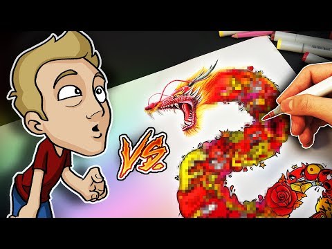 ART OF WAR! (Draw With Jazza Vs. Vexx)