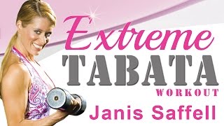 JANIS SAFFELL EXTREME TABATA WORKOUT FLASH CARD SYSTEM