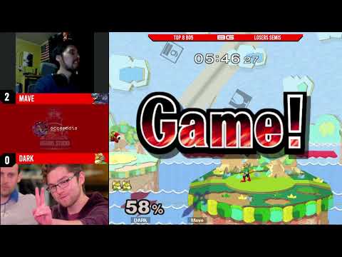 BONGENESIS - Dark vs Mave - Losers Semis - Fox vs Marth