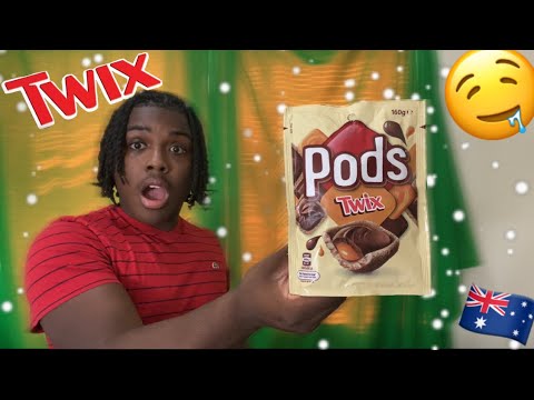Trying Some Twix Pods From Australia !! **Cereal Texture**