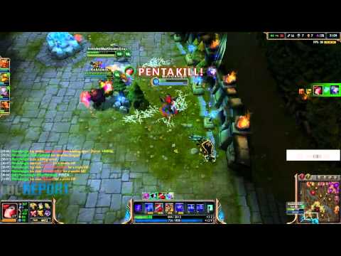 League Daily: Game winning Miss Fortune Penta Kill
