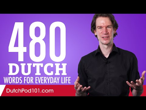 480 Dutch Words for Everyday Life - Basic Vocabulary #24