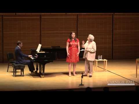 Carnegie Hall Vocal Master Class: Mahler's 