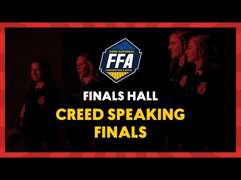 Creed Speaking Finals | 2019 National FFA Convention & Expo