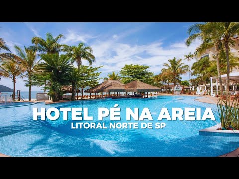 HOTEL PÉ NA AREIA NO LITORAL NORTE DE SP☀🏖
