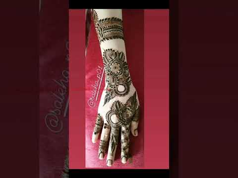 beautiful stylish bridal mehndi designs 2022#ytshorts#foryou #mehndidesign#shorts
