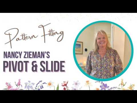 Pivot & Slide Pattern Adjustment (Inspired by Nancy Zieman) | Beginner Fitting Demo