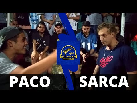 Sarca Vs Paco - FINAL Gold Rhymes 20-02-20