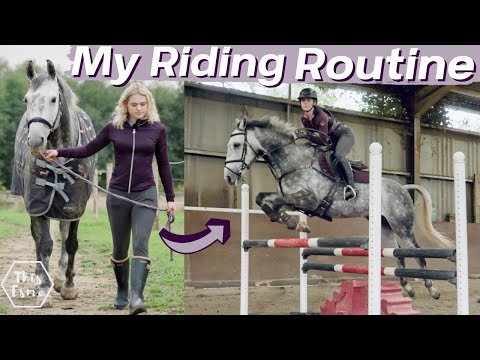 My Riding Routine for Jumping! This Esme