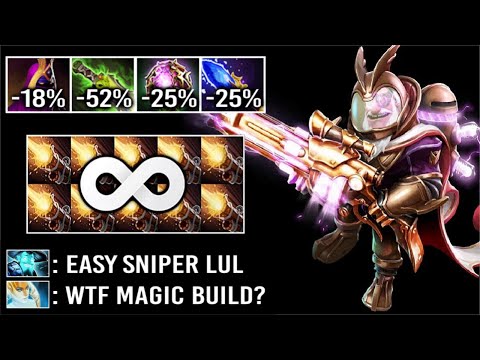 -70% MAGIC AWP IS BACK! -50% STUN Magic Sniper vs Storm No Fun Allowed Build Imba 7.32 WTF Dota 2