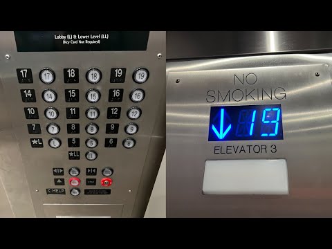 500 FPM Modernized Dover? Traction Elevators at the Renaissance Hotel in Downtown Phoenix, AZ