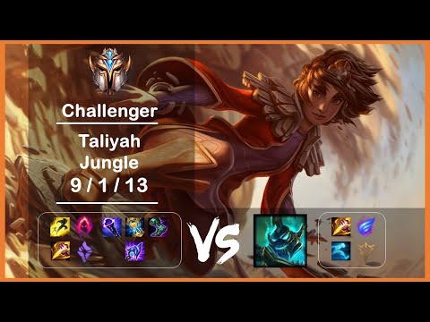 KR Challenger Replays Jungle Taliyah vs Hecarim Ep.2777