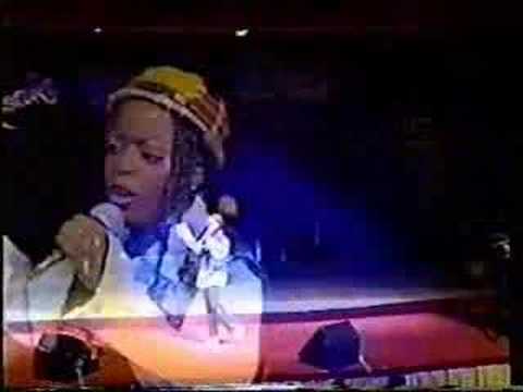 Kizzy Getrouw at the 1996 CuracaoYouth Concert
