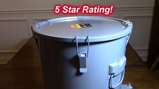 VEVOR Does it Again! Great Value 8 Gal Oil Disposal Barrel with Sealed Lid and 4-Wheel Caster Base!