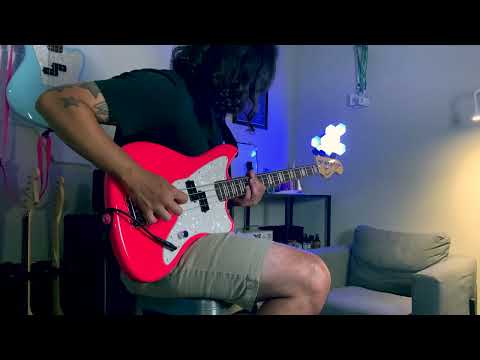 Blink-182 "Anthem Part 2" BASS COVER w/Fender Mark Hoppus Jaguar in Hot Pink