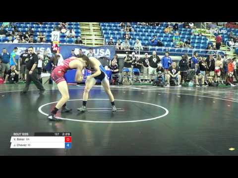 Junior GR 160 Round of 16 - Vincent Baker (GA) vs. Jaron Chavez (ID)