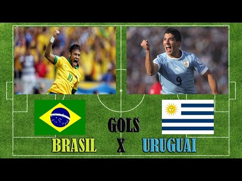 Eliminatórias 2016 - Gols Brasil 2x2 Uruguai - 25/03/2016