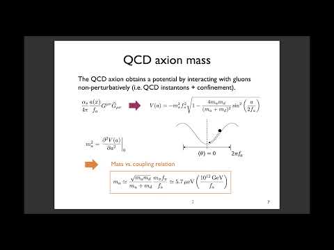 CAU Seminar: Prospect for the discovery of axions and probing microscopic origins - Dr. Sang Hui Im