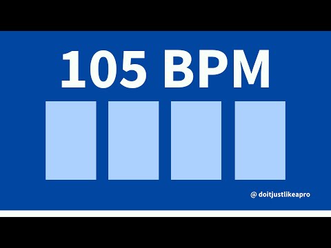 105 BPM Metronome Click Track