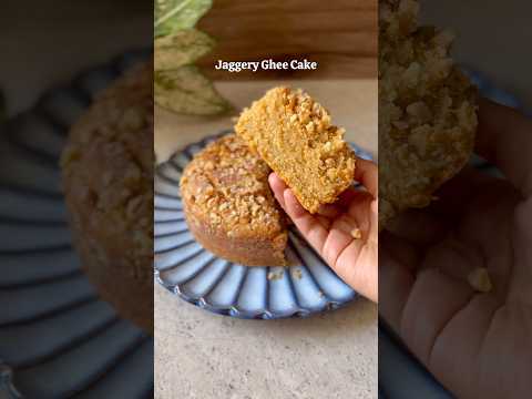 Guilt-free Jaggery Ghee Cake🍰😋