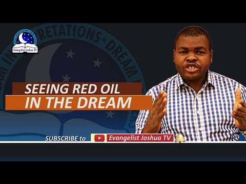SEEING RED OIL IN THE DREAM - Palm Oil Spiritual Meaning
