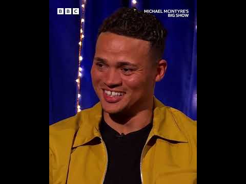 When Jermaine Jenas picks a fight with Anthony Joshua 😱🥊 #MichaelMcIntyre #BigShow #iPlayer