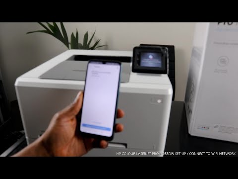 Thumbnail for HP Color Laserjet Pro M255DW Set Up / Connect to WIFI Network
