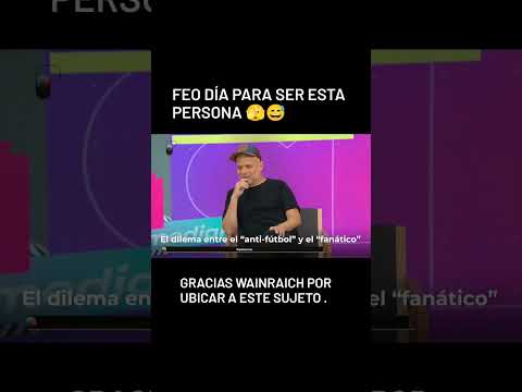 Sebastian Wainraich vs antifutbol