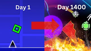 My Geometry Dash progression | 1000+ DAYS!