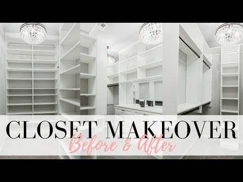 CLOSET TOUR Part 1 - The Remodel - BEFORE + AFTER | LuxMommy Video