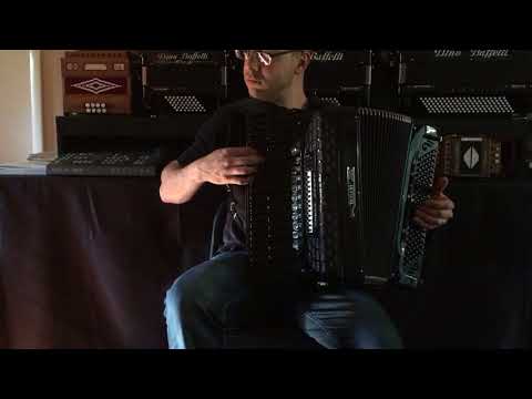 Like New Musette All Black Bugari Accordion
