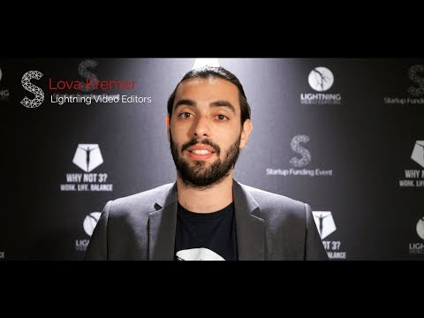 Lightning Video Editors Testimonial - Startup Funding Event