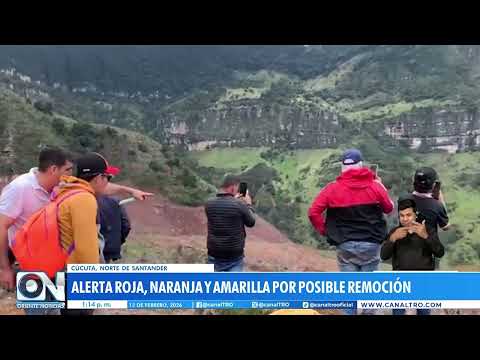 Seis municipios en alerta por riesgo de deslizamientos en Norte de Santander
