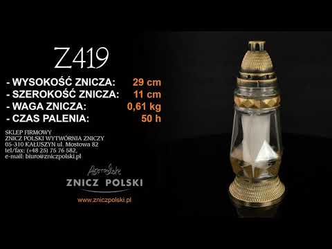 Kompleksowe usługi projektowania i wykonywania ZNICZY KAPLICZEK LAMPIONÓW pod marką klienta - Z419