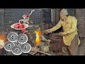 Amazing Process Of Making Meat Grinder Plate From Old Leaf Spring Factory Mass Production