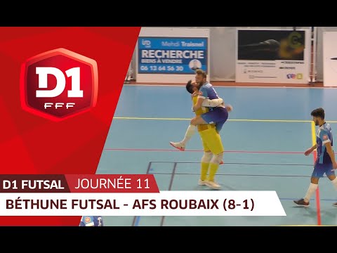 J11 : Béthune Futsal - AFS Roubaix (8-1)