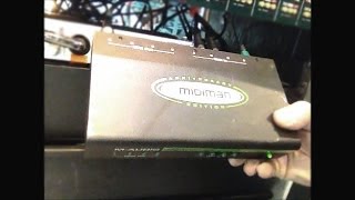 Video thumbnail for review of midi sport 4x4 midi interface anniversary by m audio by Sammy Bones