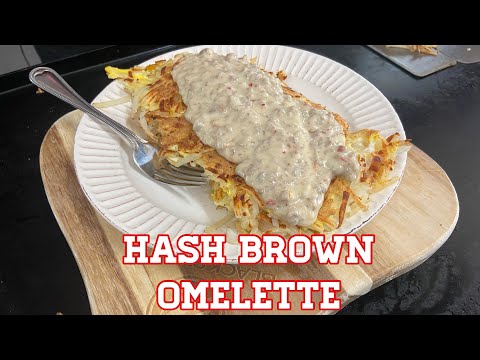 HASH BROWN OMELETTE ON THE BLACKSTONE GRIDDLE | BLACKSTONE GRIDDLE RECIPES