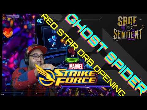 Ghost Spider Unlock and Red Star Orb Lootbox Opening - Marvel Strike Force